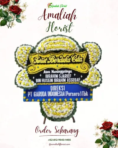 Papan Bunga Duka di Pertima