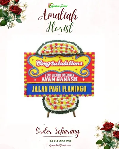 Bunga Papan Congratulation di Pertima
